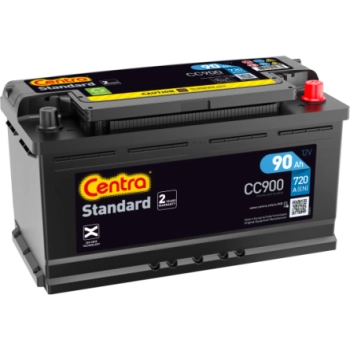 Akumulator Centra Standard 90Ah 720A P+ CC900